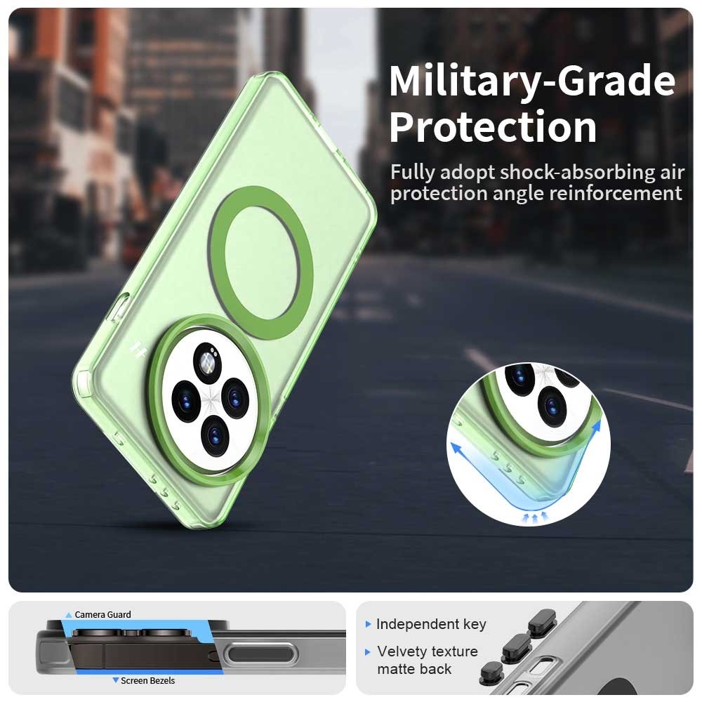 Candy gelový obal MagSafe pro OnePlus 13 - zelený