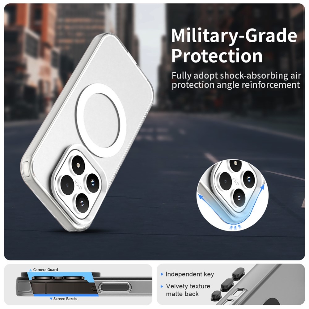 Candy gelový obal s MagSafe pro Xiaomi 17 - bílý