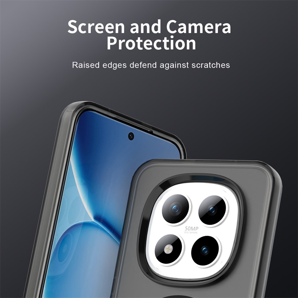 Candy gelový obal s MagSafe pro Xiaomi Redmi Note 15 Pro+ 5G - černý