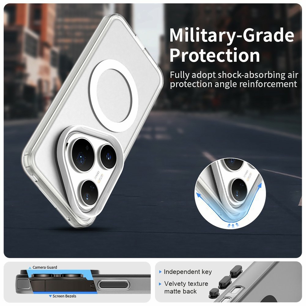 Candy gelový obal s MagSafe na Huawei Pura 80 Pro - bílý