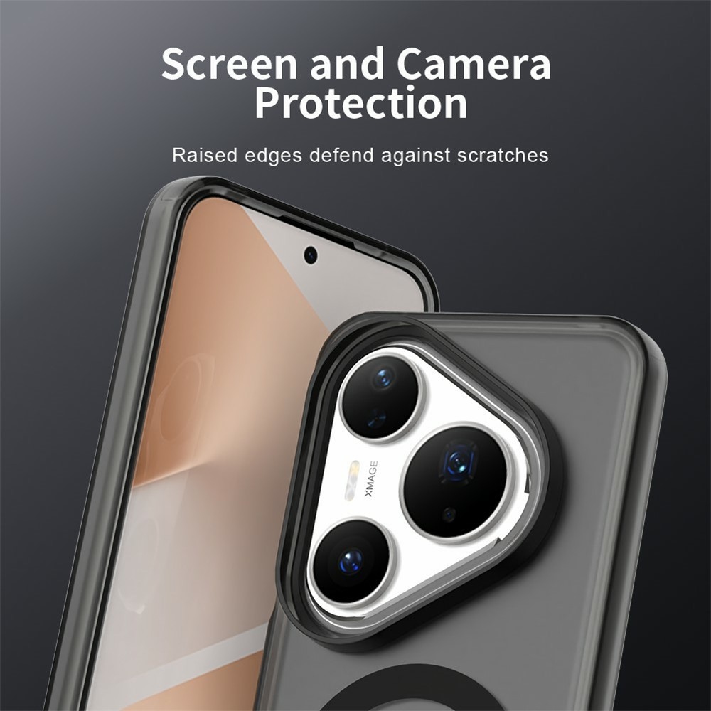 Candy gelový obal s MagSafe na Huawei Pura 80 Pro - černý