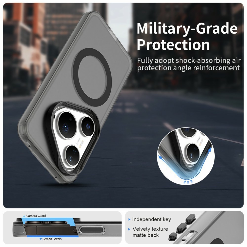 Candy gelový obal s MagSafe na Huawei Pura 80 Pro - černý