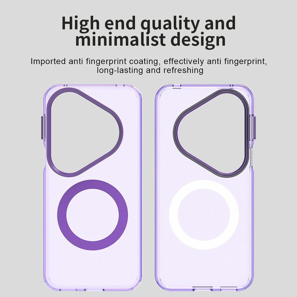 Candy gelový obal s MagSafe na Huawei Pura 80 Pro - fialový