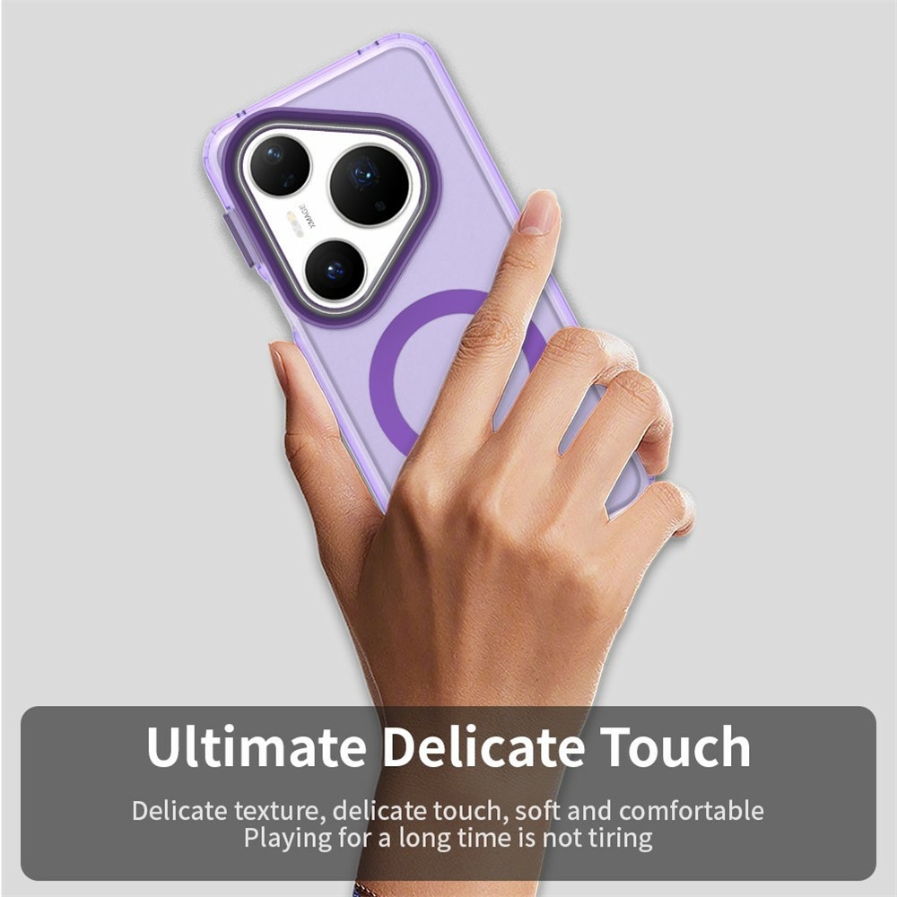 Candy gelový obal s MagSafe na Huawei Pura 80 Pro - fialový