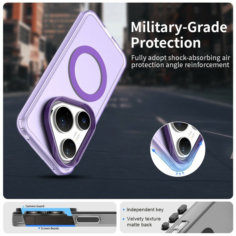 Candy gelový obal s MagSafe na Huawei Pura 80 Pro - fialový