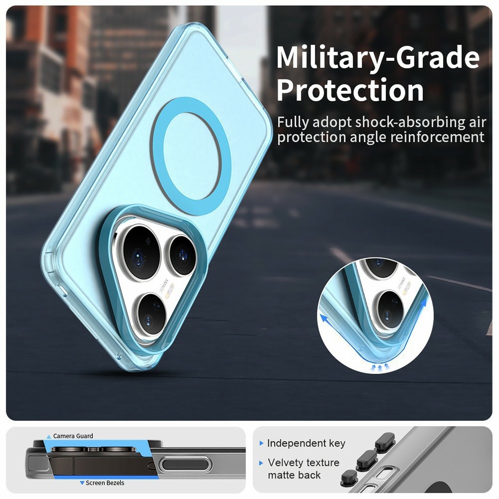 Candy gelový obal s MagSafe na Huawei Pura 80 Pro - modrý