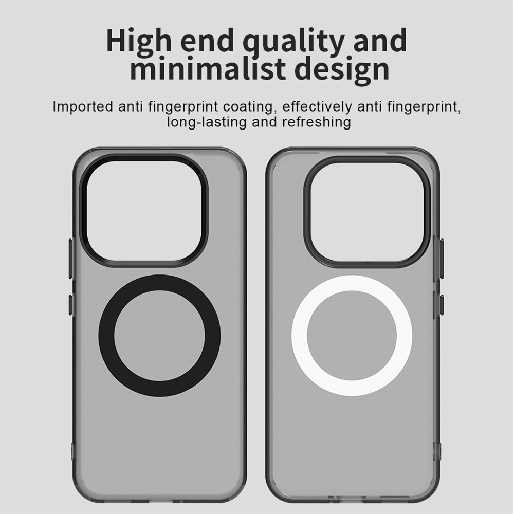 Candy gelový obal s MagSafe na Xiaomi 15T Pro - černý