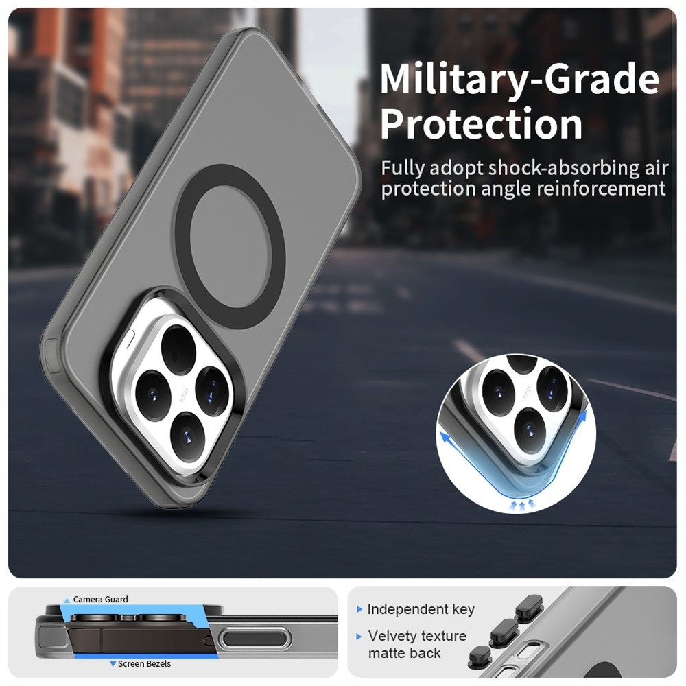 Candy gelový obal s MagSafe na Xiaomi 15T Pro - černý