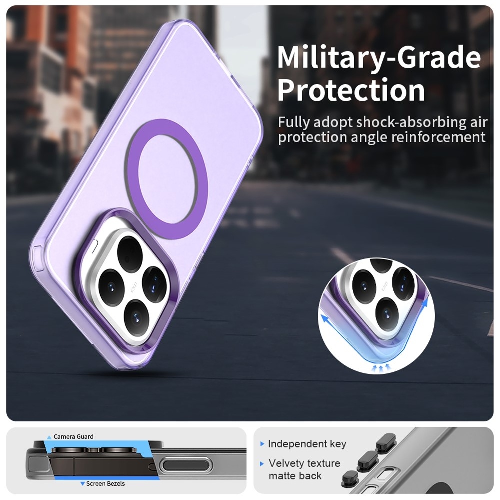 Candy gelový obal s MagSafe na Xiaomi 15T Pro - fialový