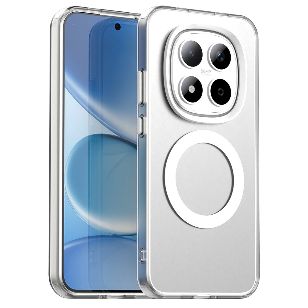 Candy gelový obal s MagSafe na Xiaomi Redmi Note 15 Pro 5G - bílý