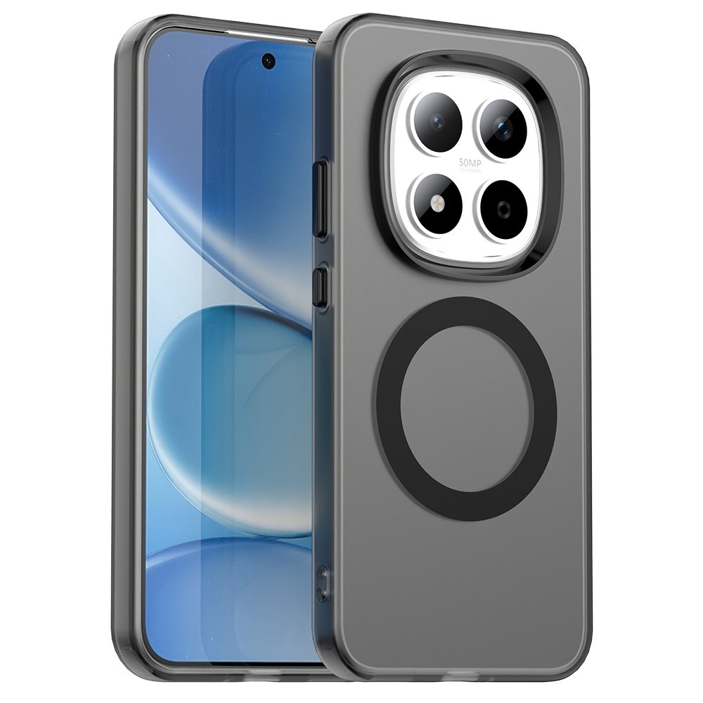 Candy gelový obal s MagSafe na Xiaomi Redmi Note 15 Pro 5G - černý