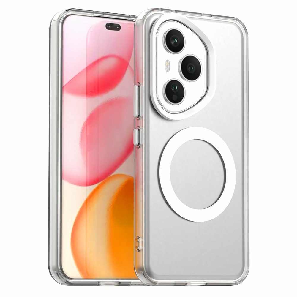 Candy gelový obal s MagSafe pro Honor 400 Pro - bílý