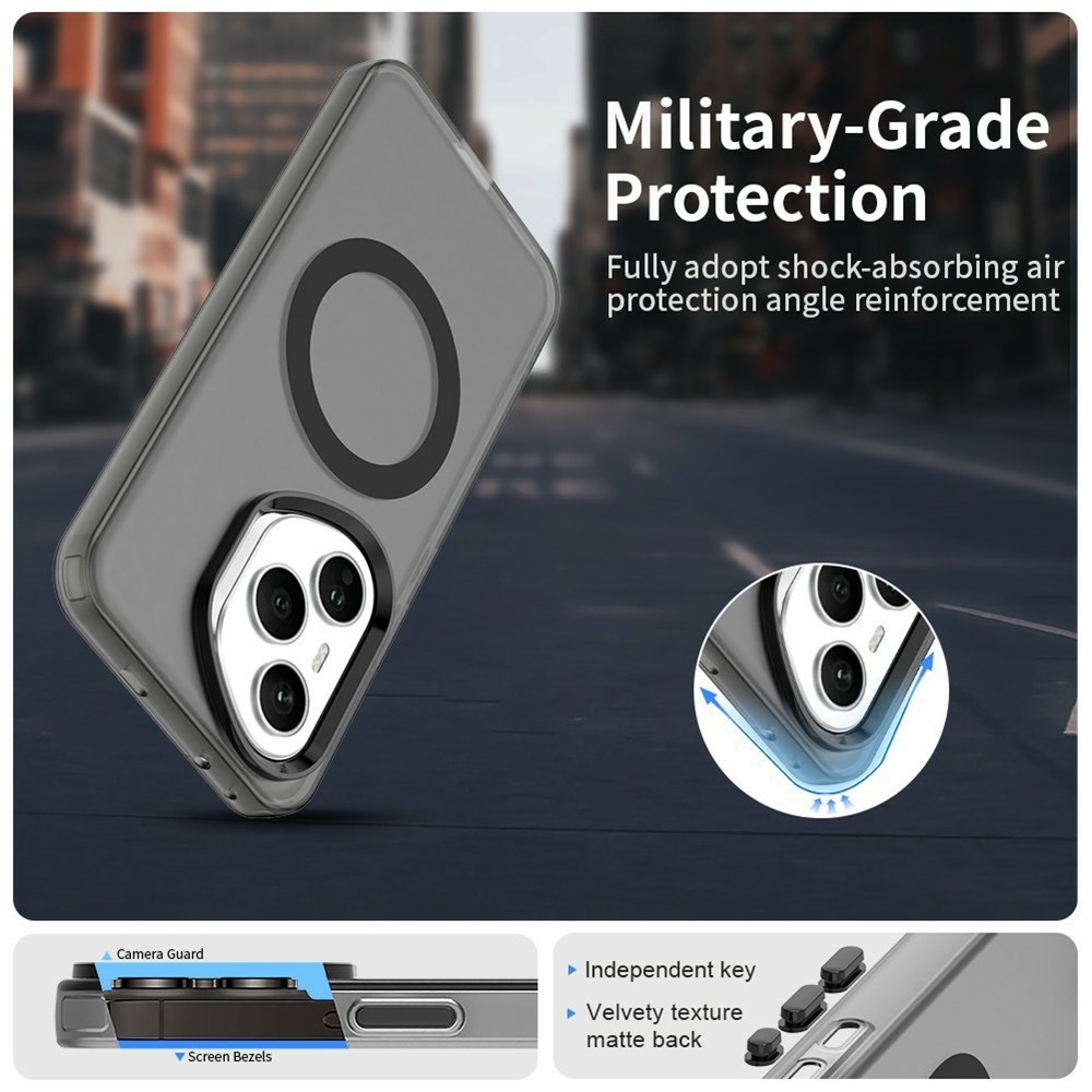 Candy gelový obal s MagSafe pro Honor 400 Pro - černý