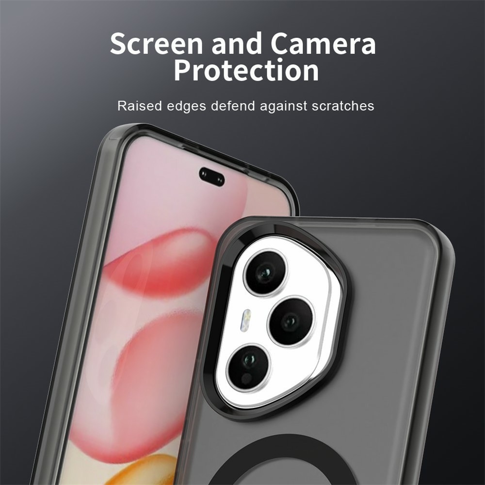 Candy gelový obal s MagSafe pro Honor 400 Pro - černý