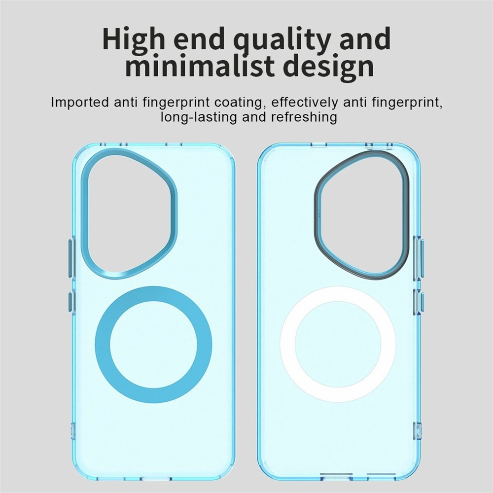 Candy gelový obal s MagSafe pro Honor 400 Pro - modrý