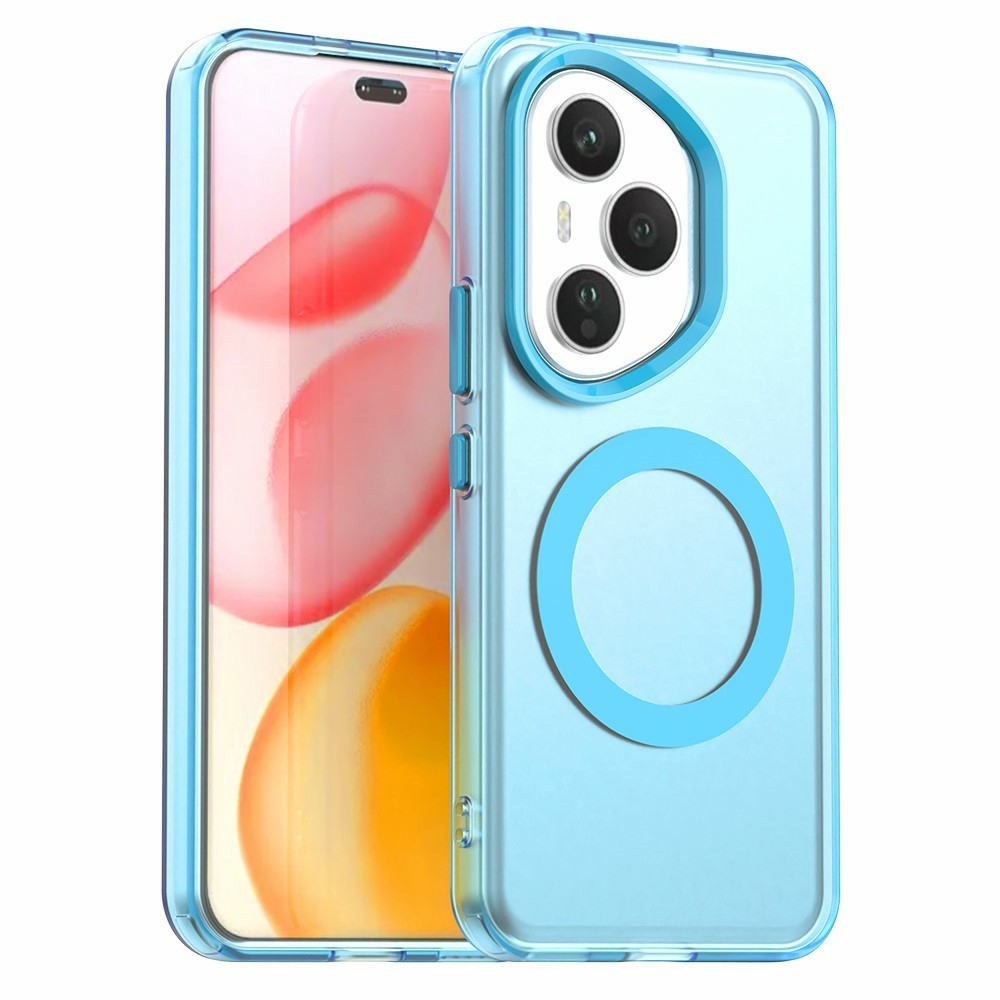 Candy gelový obal s MagSafe pro Honor 400 Pro - modrý