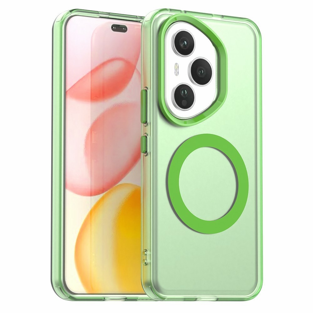 Candy gelový obal s MagSafe pro Honor 400 Pro - zelený