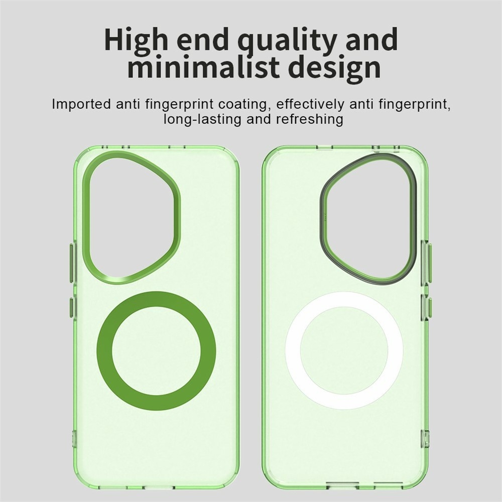 Candy gelový obal s MagSafe pro Honor 400 Pro - zelený