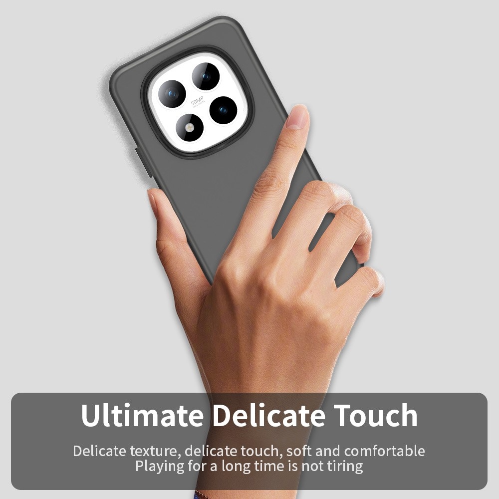 Candys matný gelový obal na Xiaomi Redmi Note 15 Pro 5G - černý