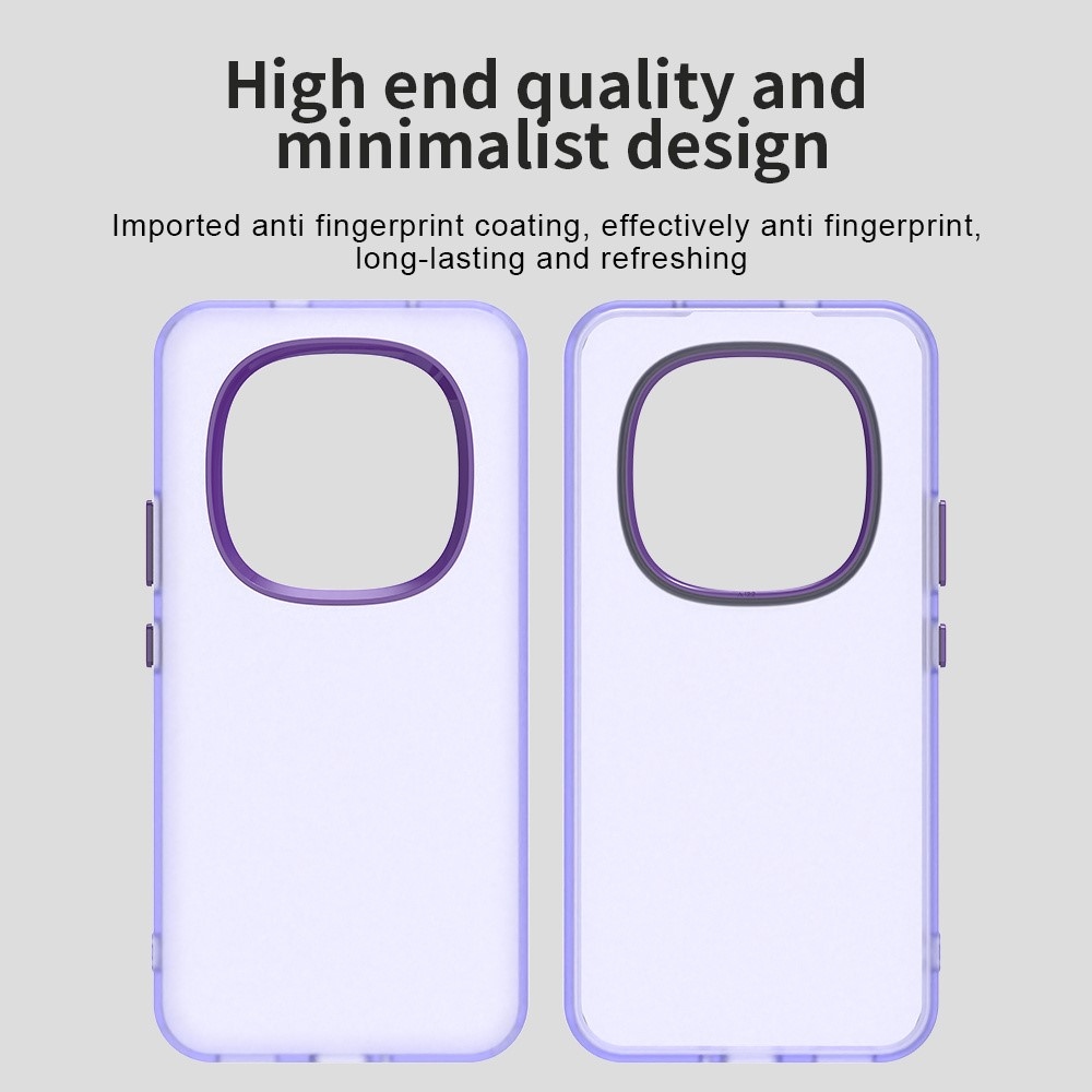 Candys matný gelový obal na Xiaomi Redmi Note 15 Pro 5G - fialový