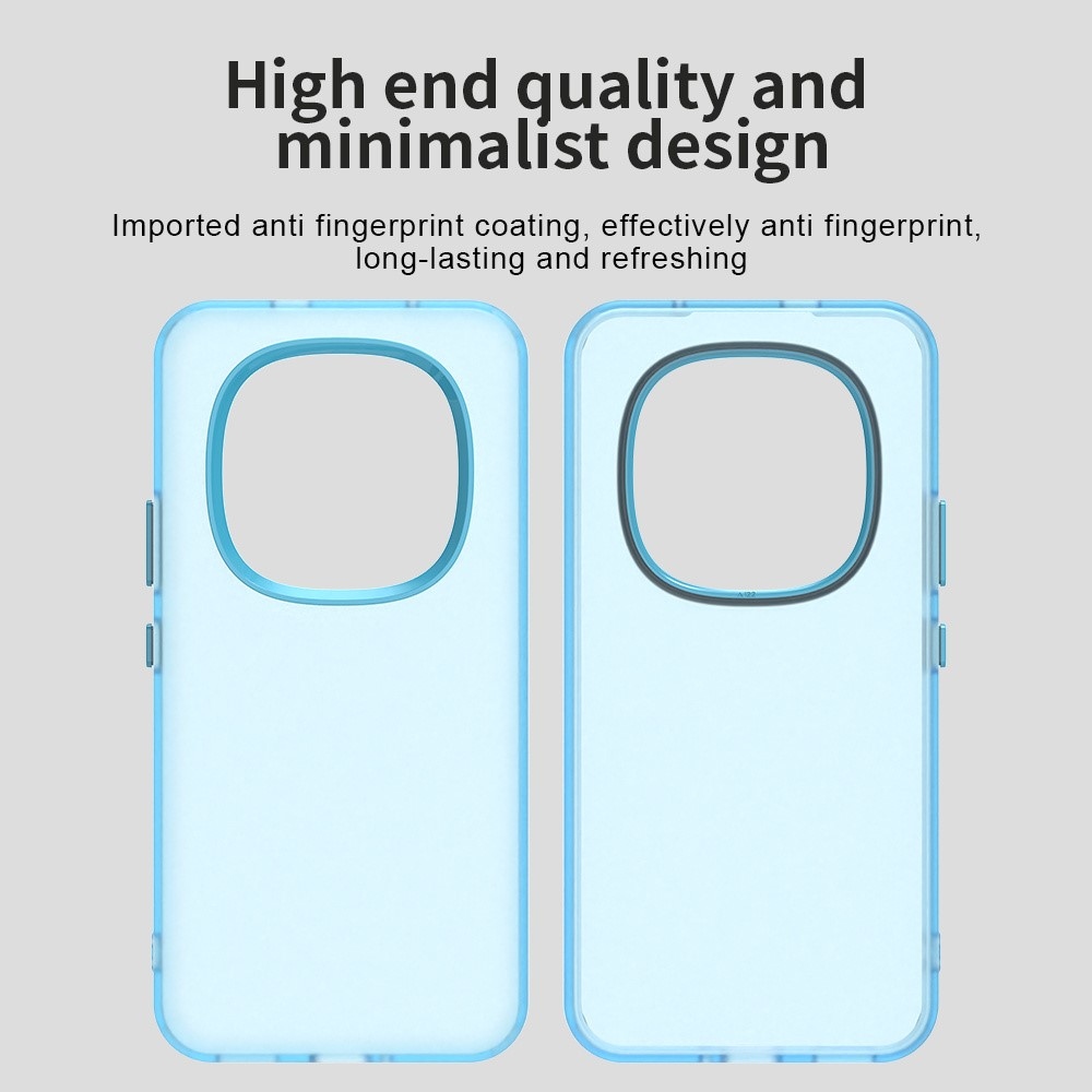 Candys matný gelový obal na Xiaomi Redmi Note 15 Pro 5G - modrý