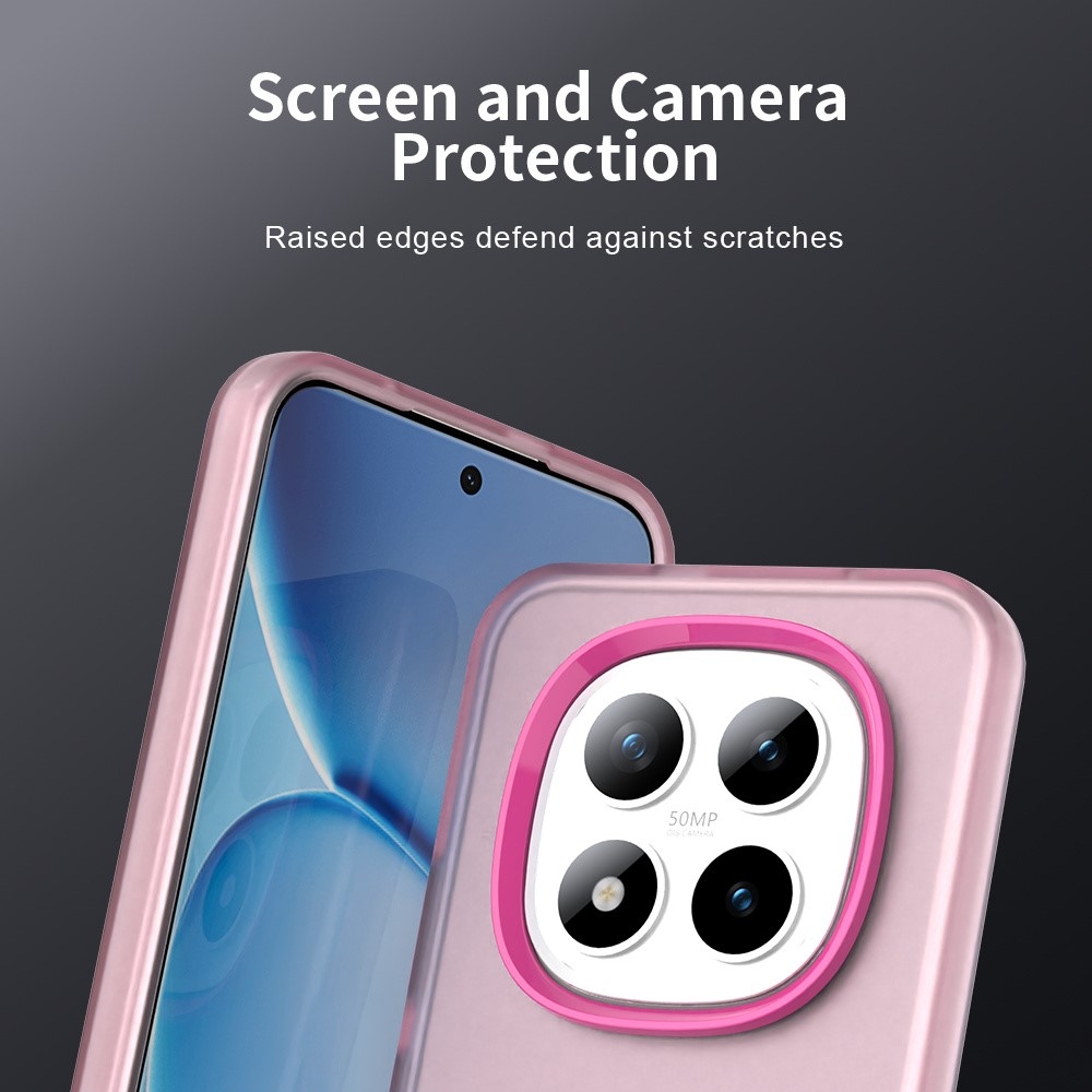 Candys matný gelový obal na Xiaomi Redmi Note 15 Pro 5G - rose