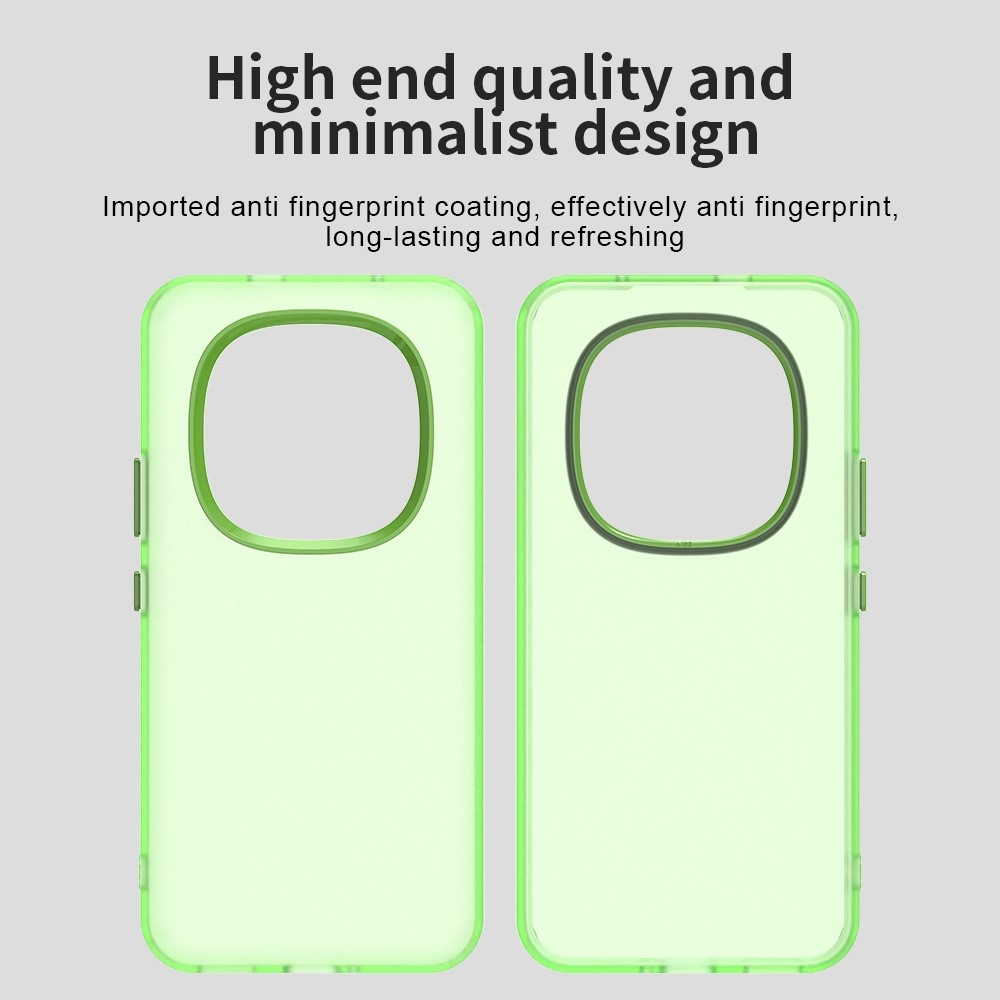 Candys matný gelový obal na Xiaomi Redmi Note 15 Pro 5G - zelený