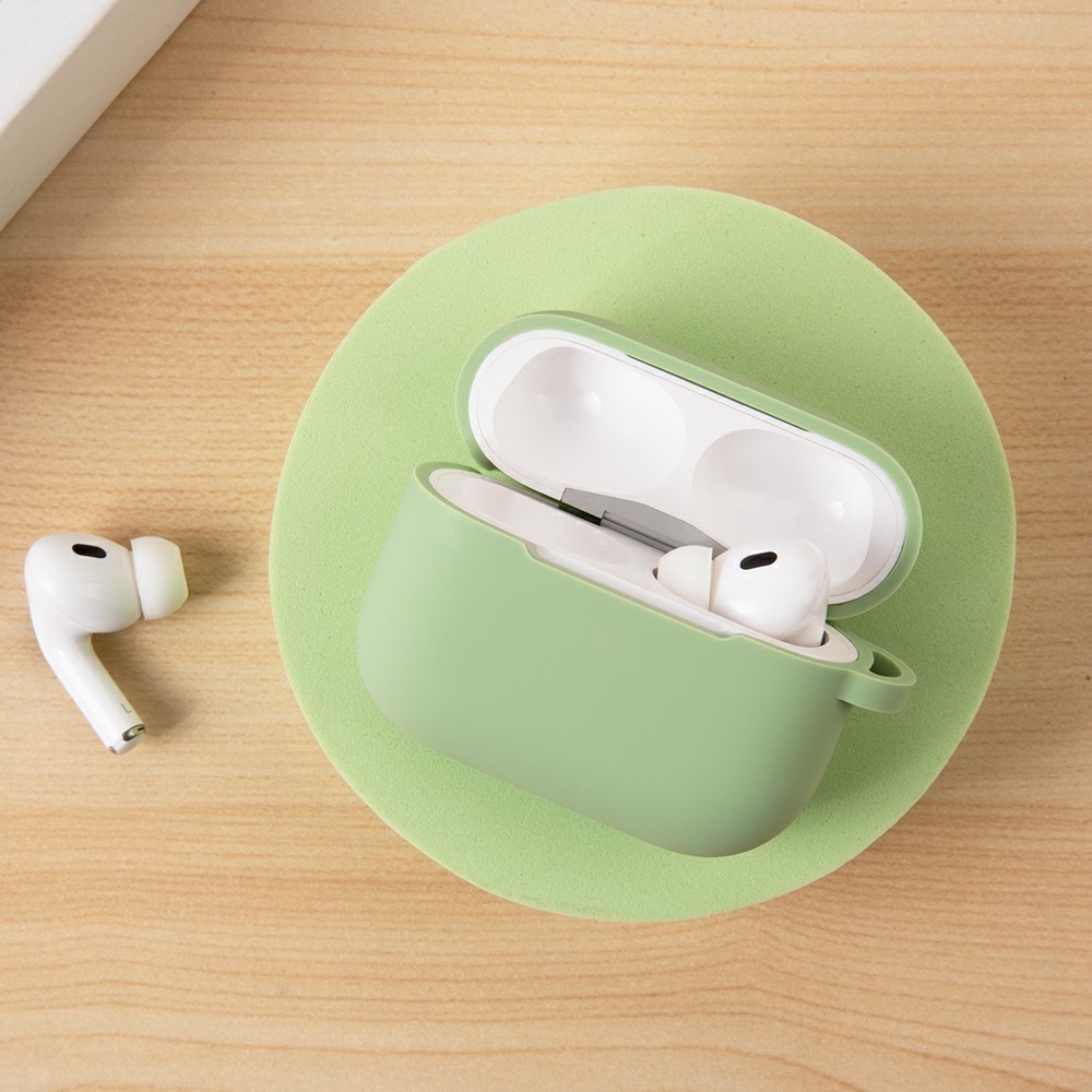 Carabi silikonový obal na Apple AirPods Pro 3 - matcha zelená