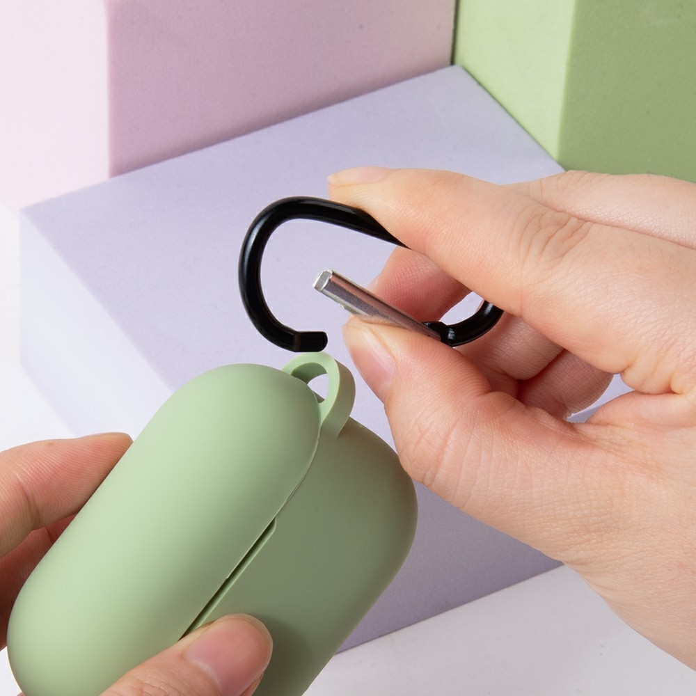 Carabi silikonový obal na Apple AirPods Pro 3 - matcha zelená