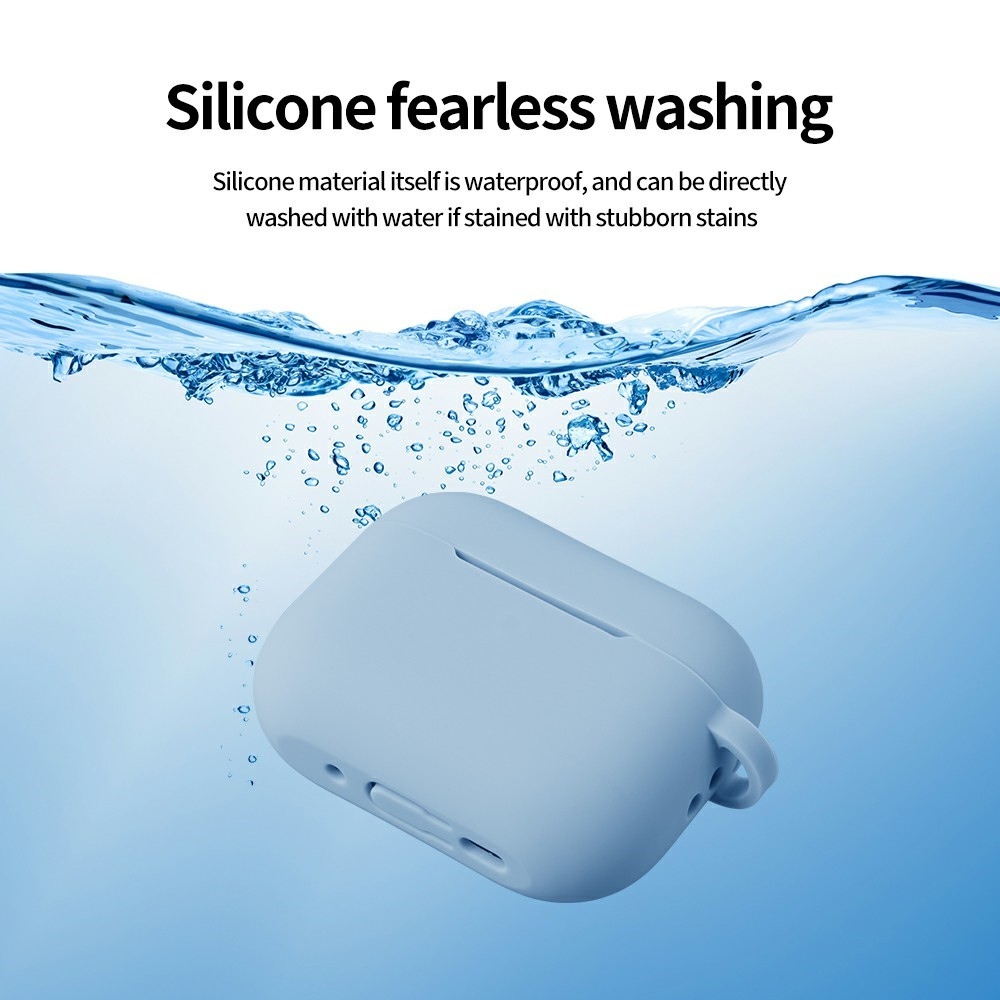 Carabi silikonový obal na Apple AirPods Pro 3 - světlemodrý