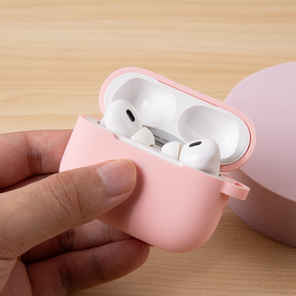 Carabi silikonový obal na Apple AirPods Pro 3 - světlerůžový