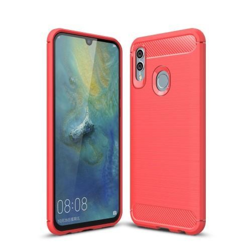 Carb gelový odolný obal pro mobil Honor 10 Lite a Huawei P Smart (2019) - červený