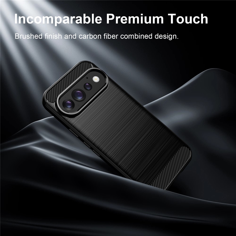 Carbon odolný gelový obal na Google Pixel 11 Pro/11 - černý