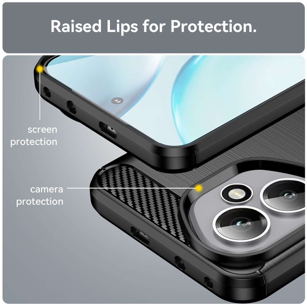 Carbon odolný gelový obal na Honor 400 - černý