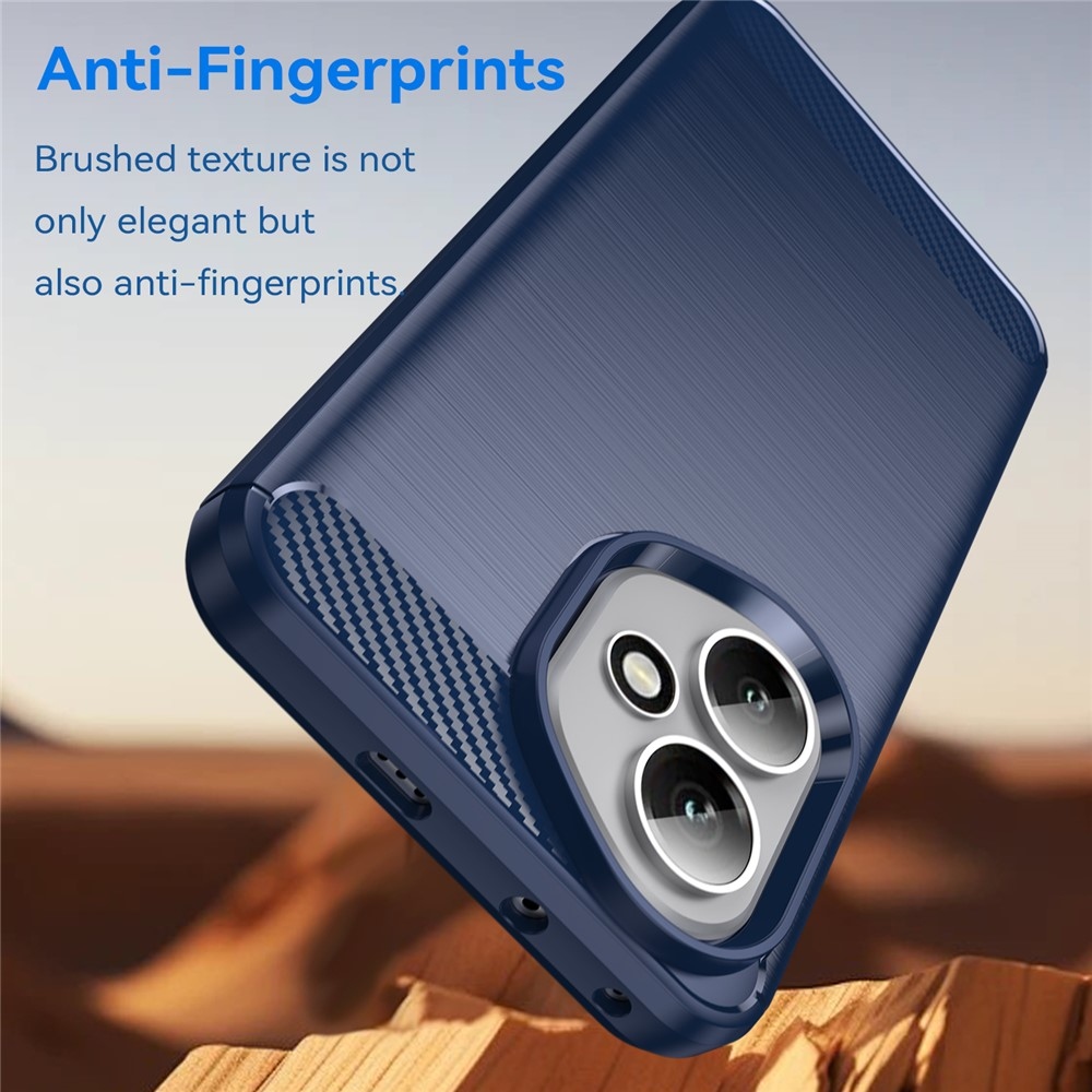 Carbon odolný gelový obal na Honor 400 - modrý