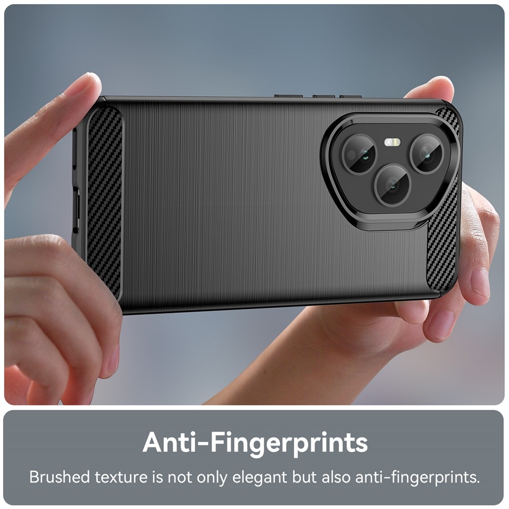 Carbon odolný gelový obal na Honor 400 Pro - černý