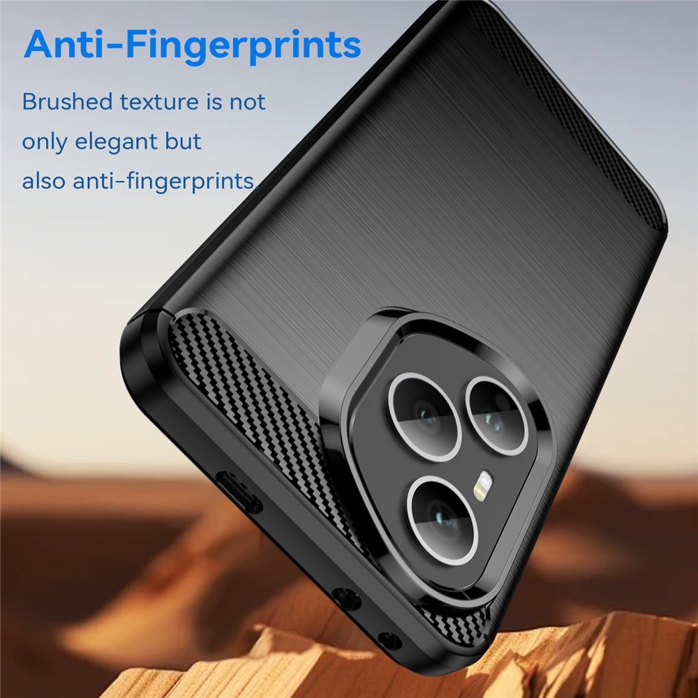 Carbon odolný gelový obal na Honor 400 Pro - černý