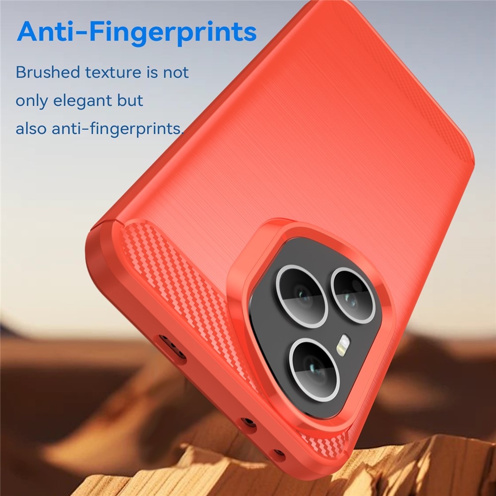 Carbon odolný gelový obal na Honor 400 Pro - červený