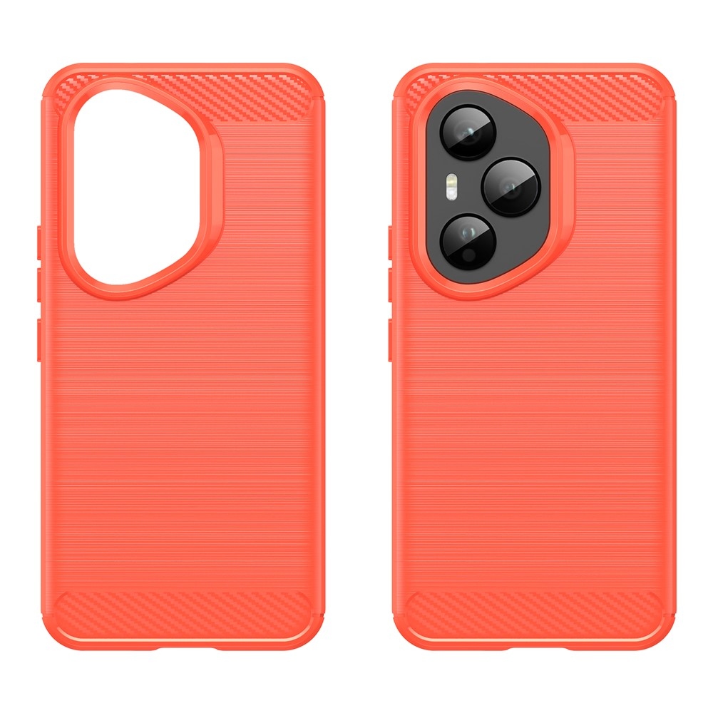 Carbon odolný gelový obal na Honor 400 Pro - červený