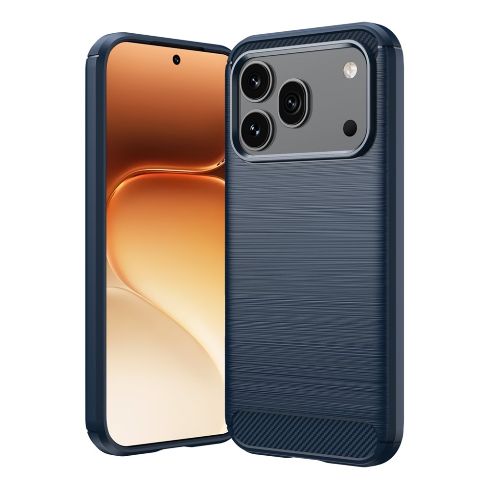 Carbon odolný gelový obal na Honor 600 Pro 5G/Honor 600 5G - modrý