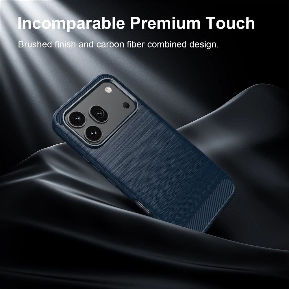 Carbon odolný gelový obal na Honor 600 Pro 5G/Honor 600 5G - modrý