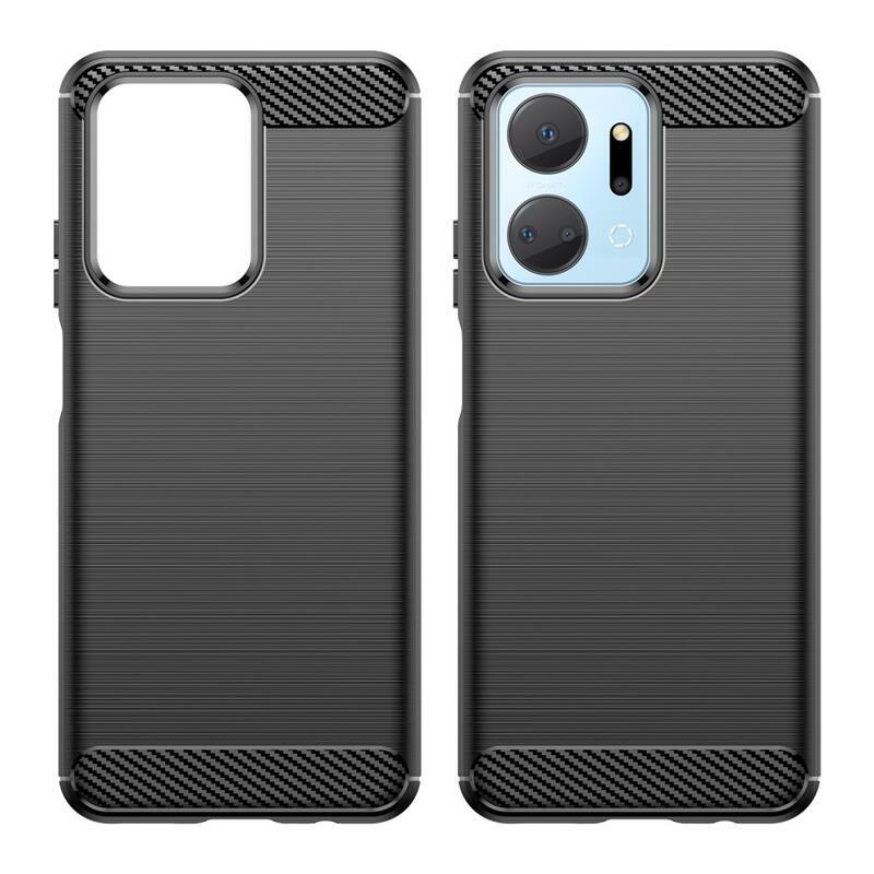 Carbon odolný gelový obal na Honor X7a - černý