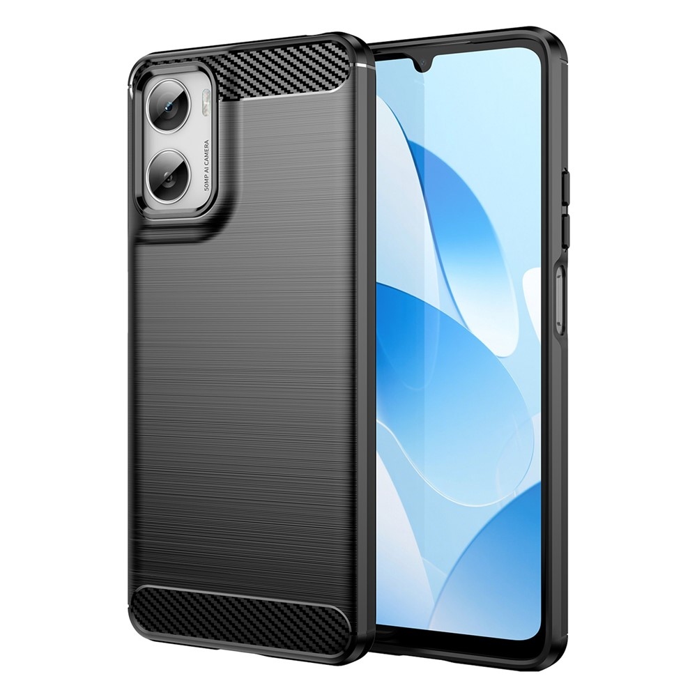 Carbon odolný gelový obal na Motorola Moto G06/G06 Power - černý