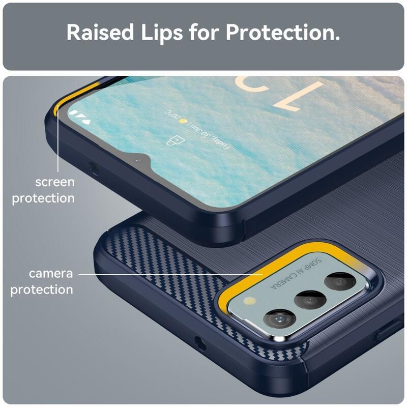 Carbon odolný gelový obal na Nokia G22 - modrý