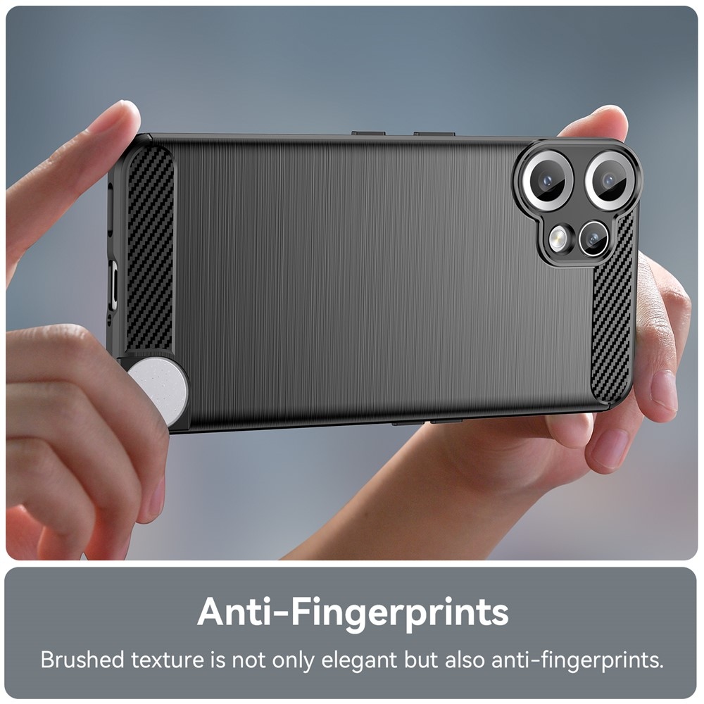 Carbon odolný gelový obal na Nothing CMF Phone 2 Pro - černý