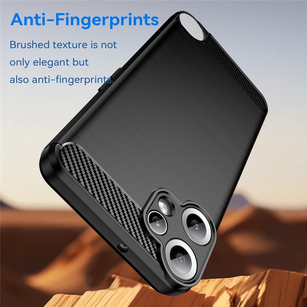 Carbon odolný gelový obal na Nothing CMF Phone 2 Pro - černý