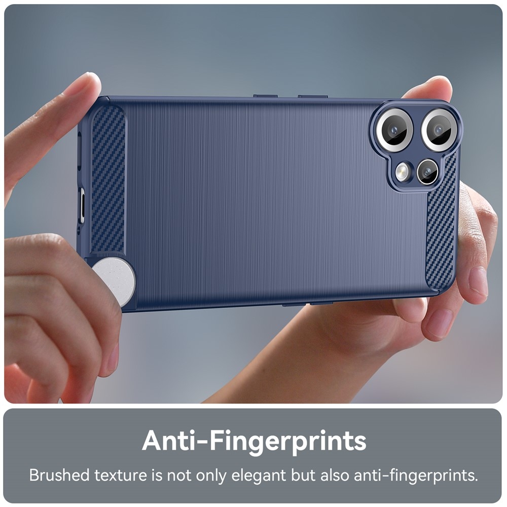 Carbon odolný gelový obal na Nothing CMF Phone 2 Pro - modrý