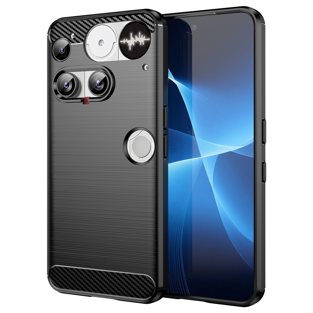 Carbon odolný gelový obal na Nothing Phone (3) 5G - černý