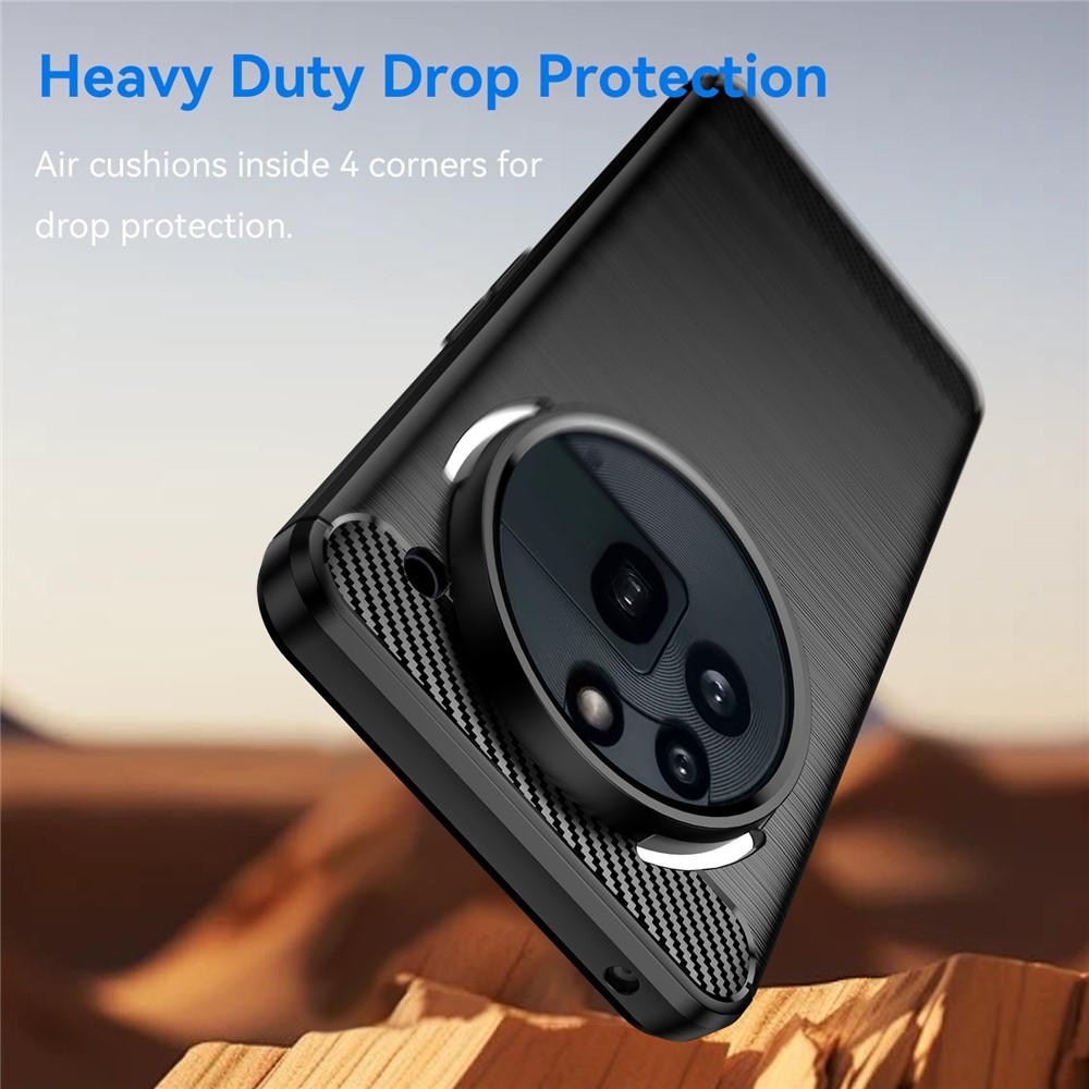 Carbon odolný gelový obal na Nothing Phone (3a) Pro - černý