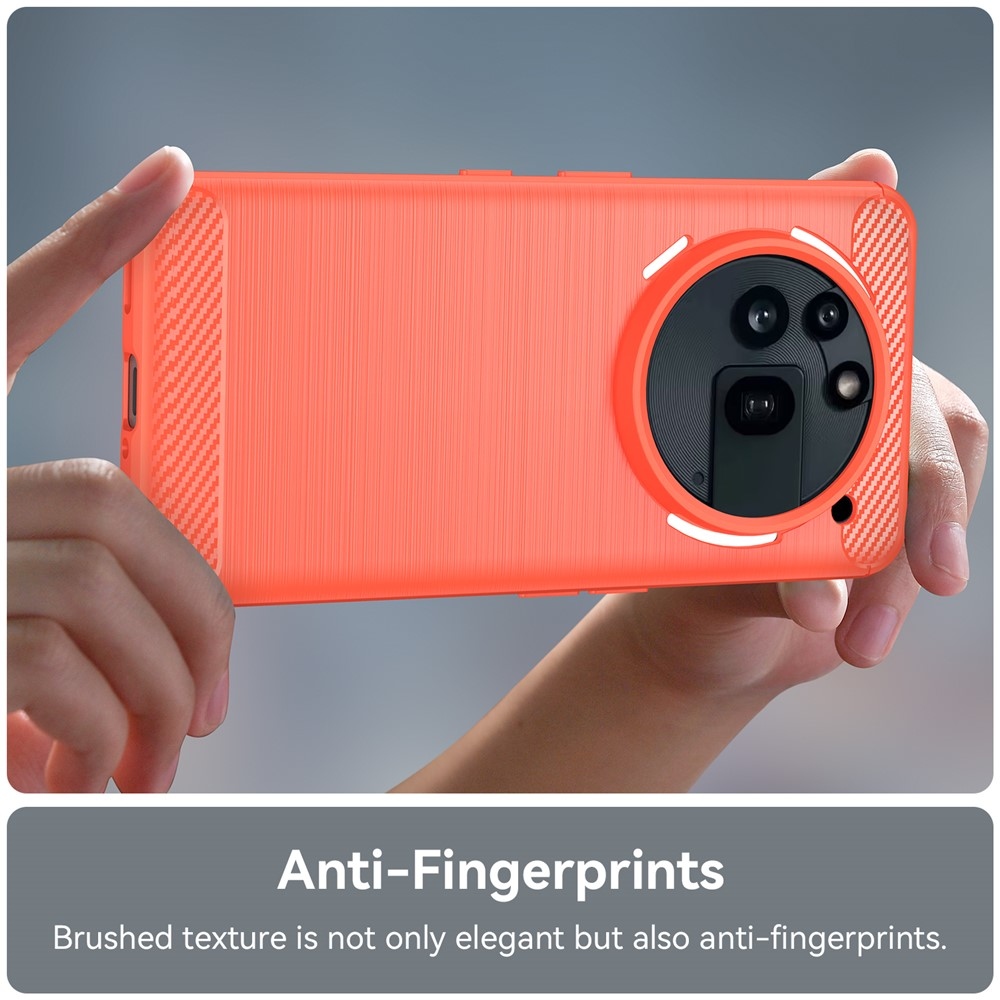 Carbon odolný gelový obal na Nothing Phone (3a) Pro - červený